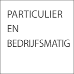 particulier en bedrijfsmatig